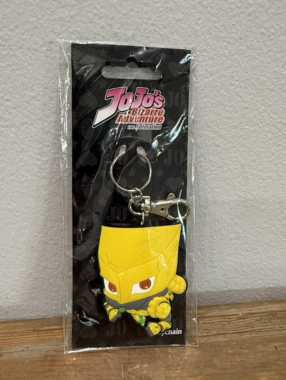 GE JoJo's Bizarre Adventure The World SD Anime PVC Keychain Yellow